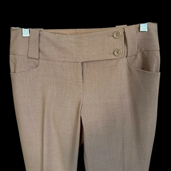 The Limited Drew Fit Beige/Tan Trousers Straight Leg Size 4 - Picture 3 of 6
